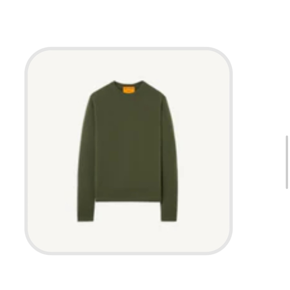 Guest in Residence Green Sweater Cashmere